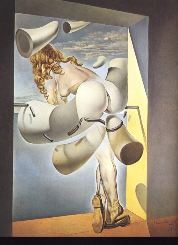 Young Virgin Auto-Sodomized - by the Horns of Her Own Chastity - by Salvador Dali