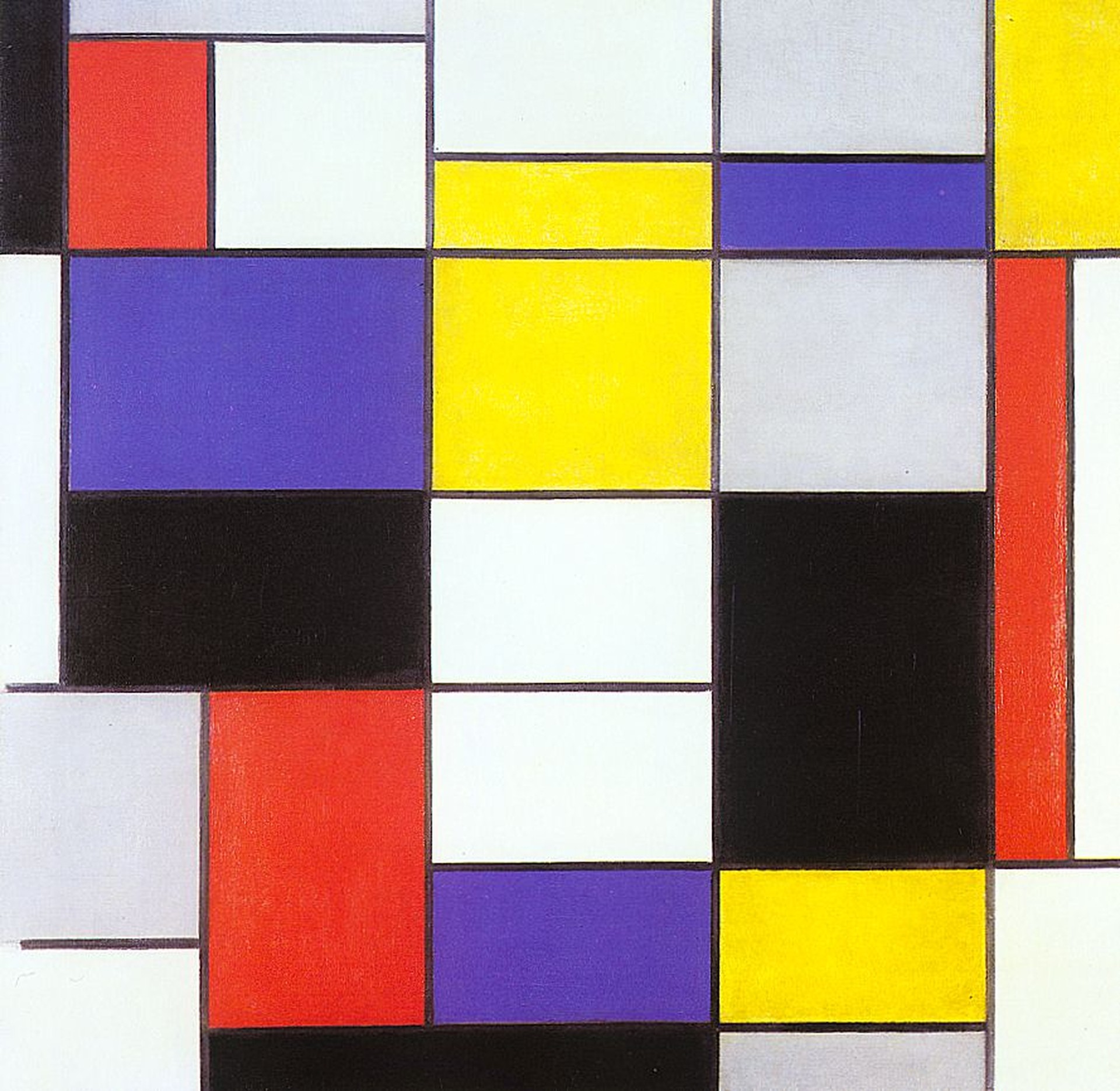 Composition A - by Piet Mondrian
