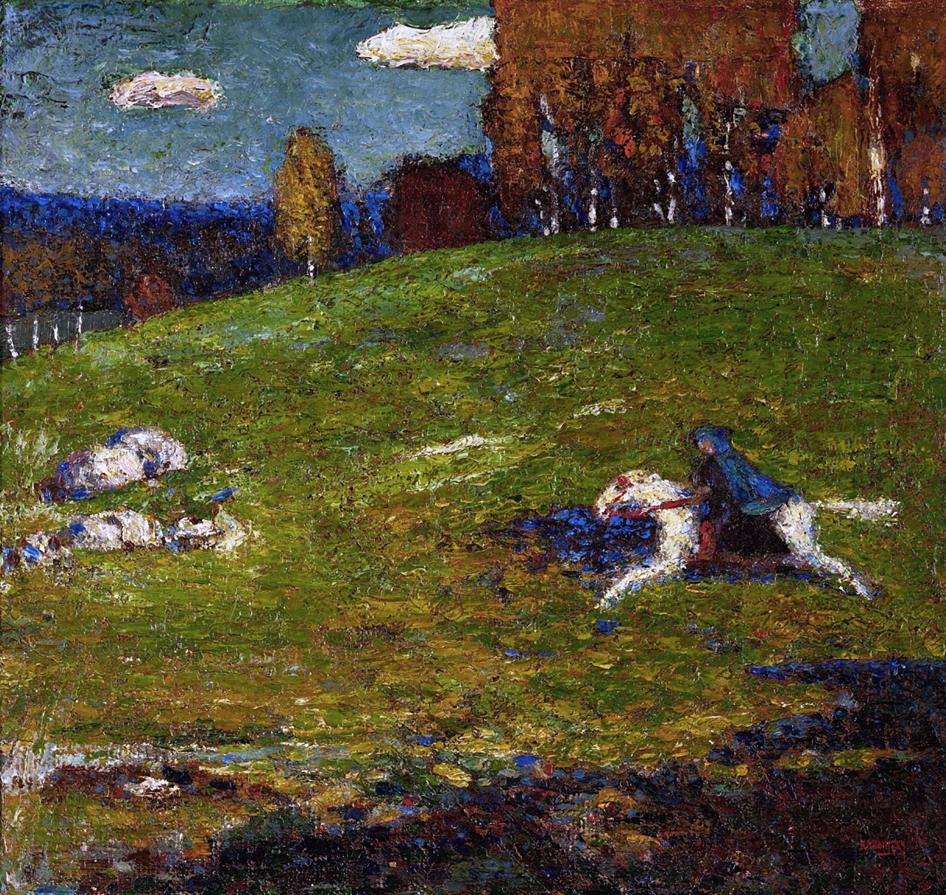 Blue Rider - by Wassily Kandinsky