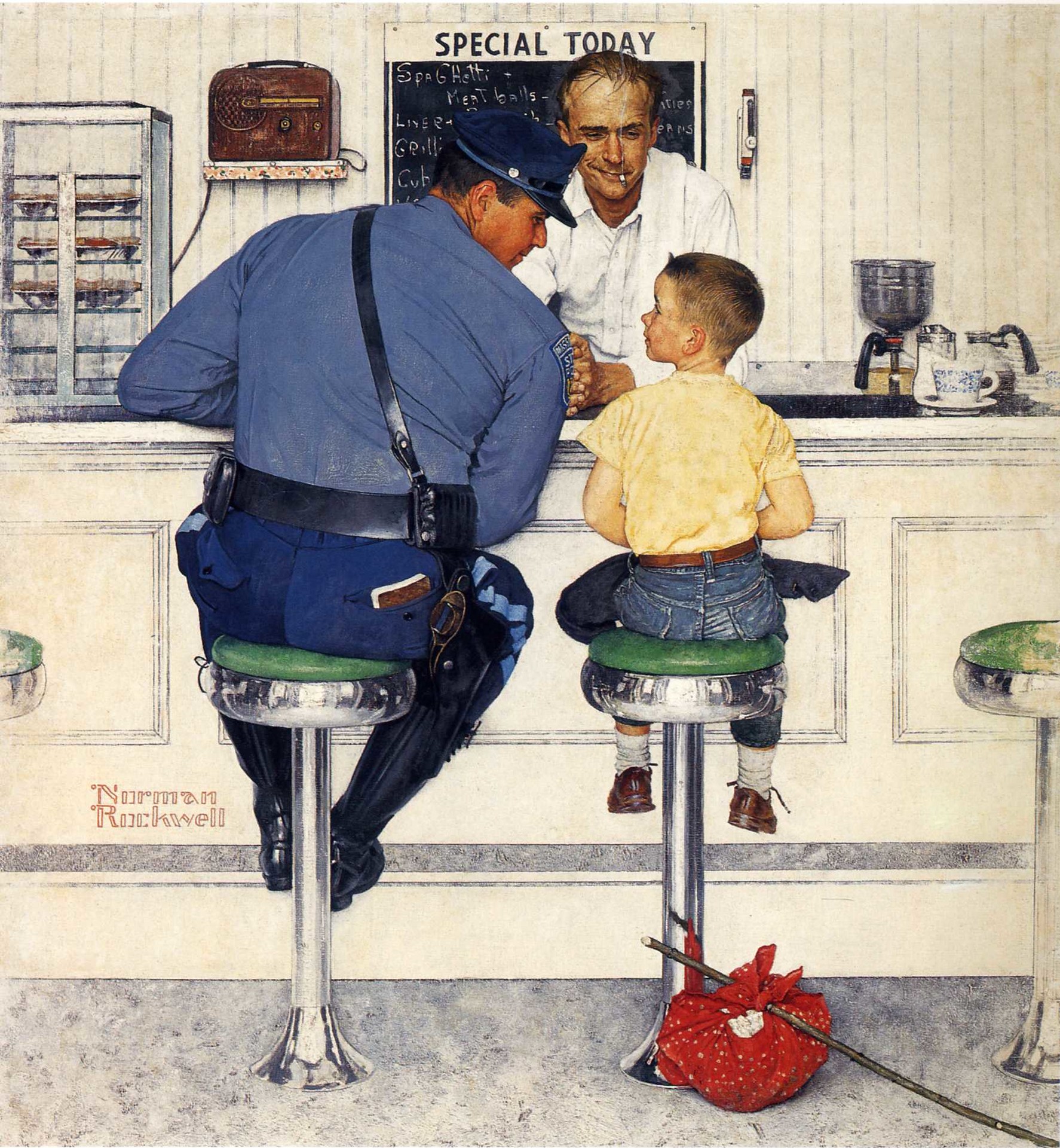 The Runaway - by Norman Rockwell