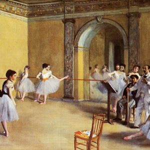 Dance Class at the Opera - by Edgar Degas