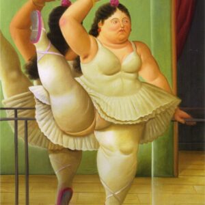 Dancers at the Bar - by Fernando Botero