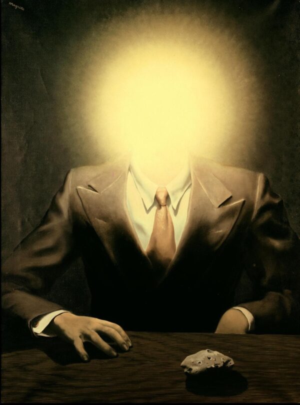 The Pleasure Principle (Portrait of Edward James) - by Rene Magritte