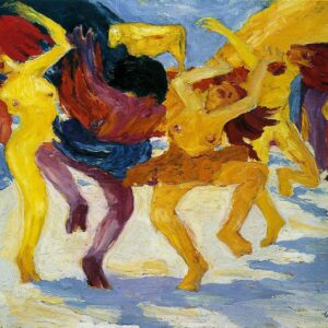 Dance Around the Golden Calf - by Emil Nolde