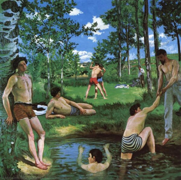 Bathers (Summer Scene) - by Jean Frédéric Bazille