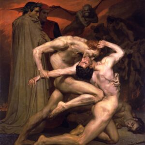 Dante and Virgil - by William-Adolphe Bouguereau