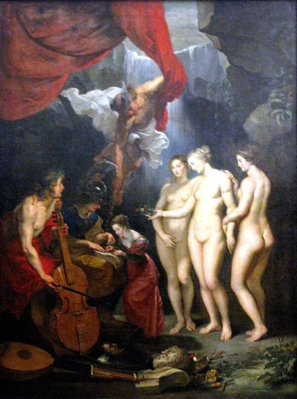 Education of the Princess - by Peter Paul Rubens