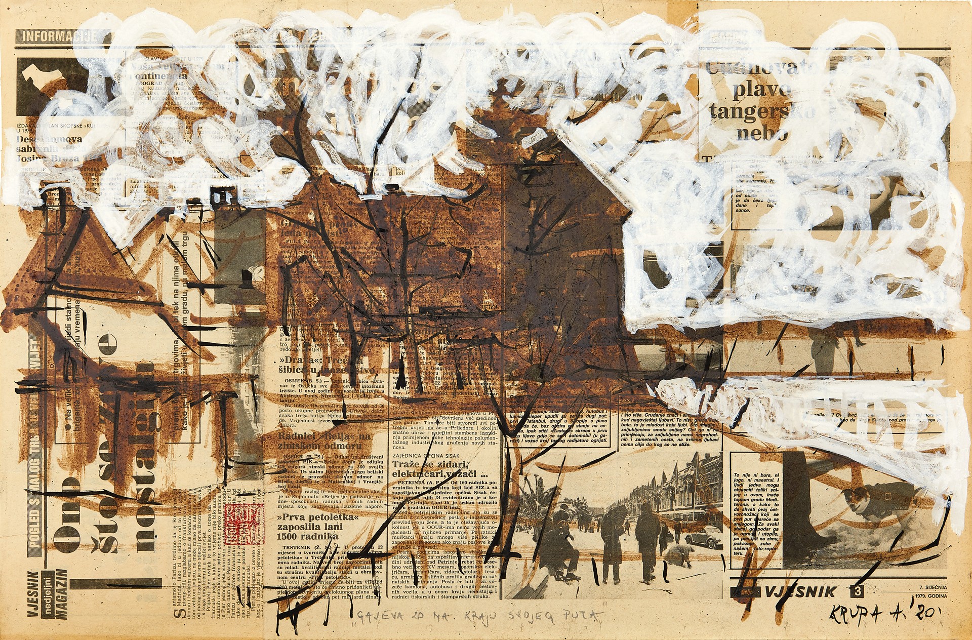Gajeva 20 Street at the End of Her Journey - by Alfred Freddy Krupa