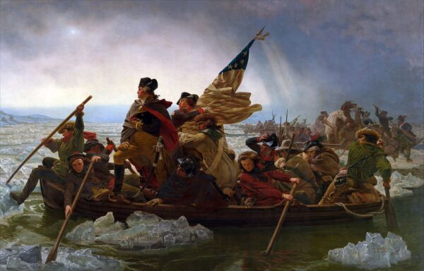 Washington Crossing the Delaware - by Emanuel Leutze