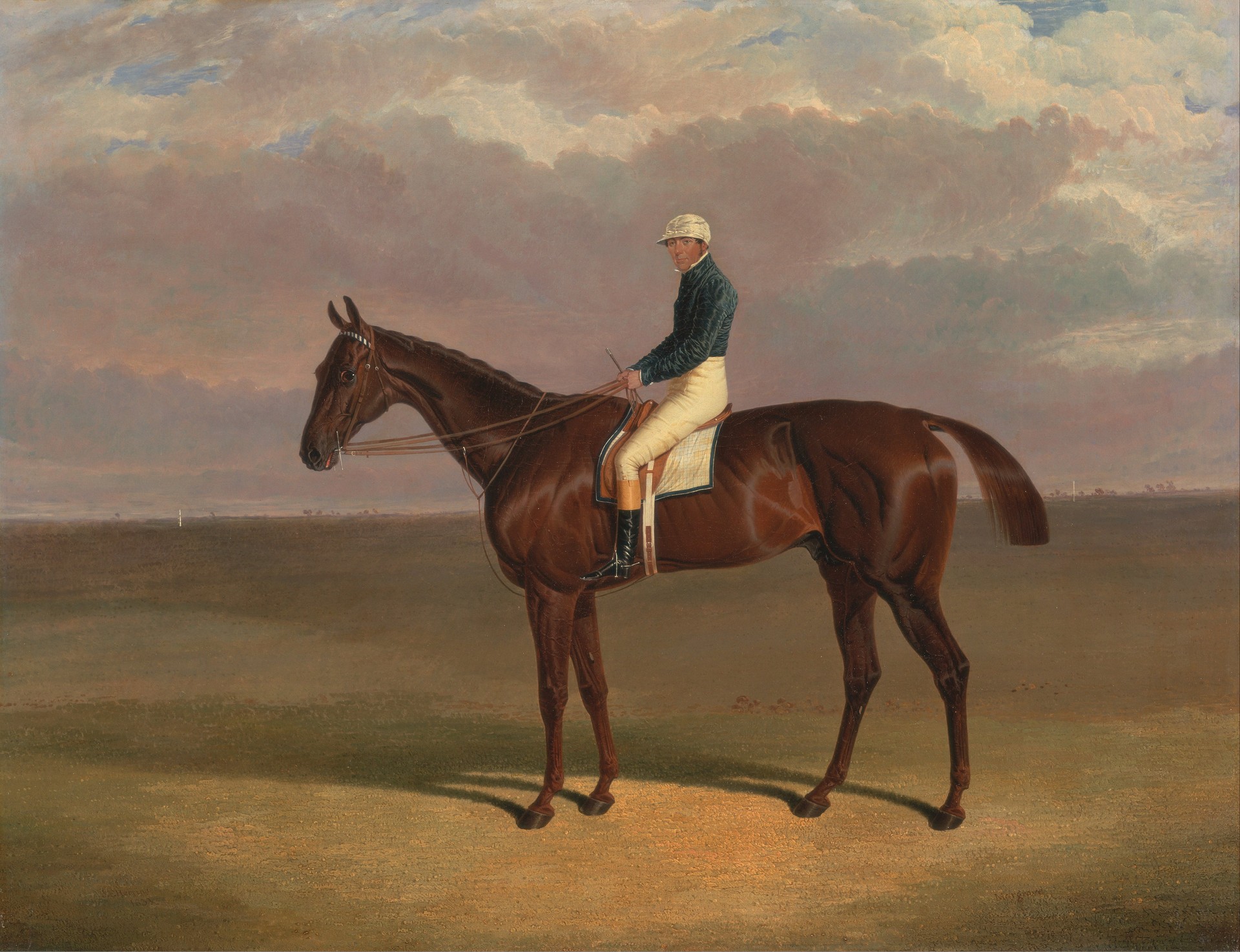 Margrave' with James Robinson Up - by John Frederick Herring Sr.