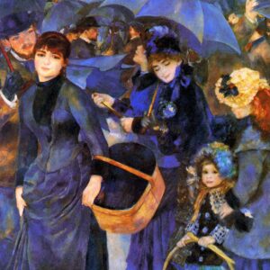 Umbrellas - by Pierre-Auguste Renoir