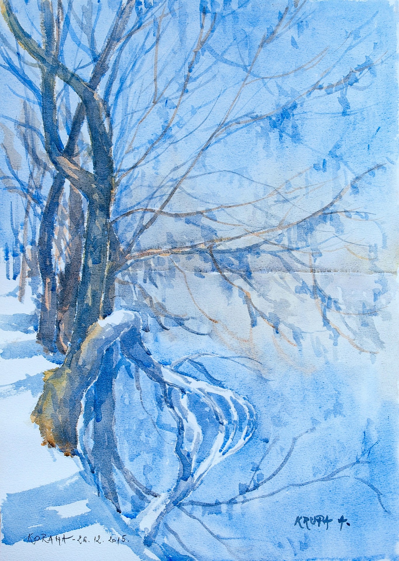 26th December 2015 at Korana river - by Alfred Freddy Krupa