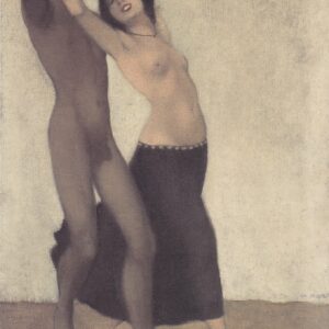 Neger und Tänzerin - by Otto Mueller