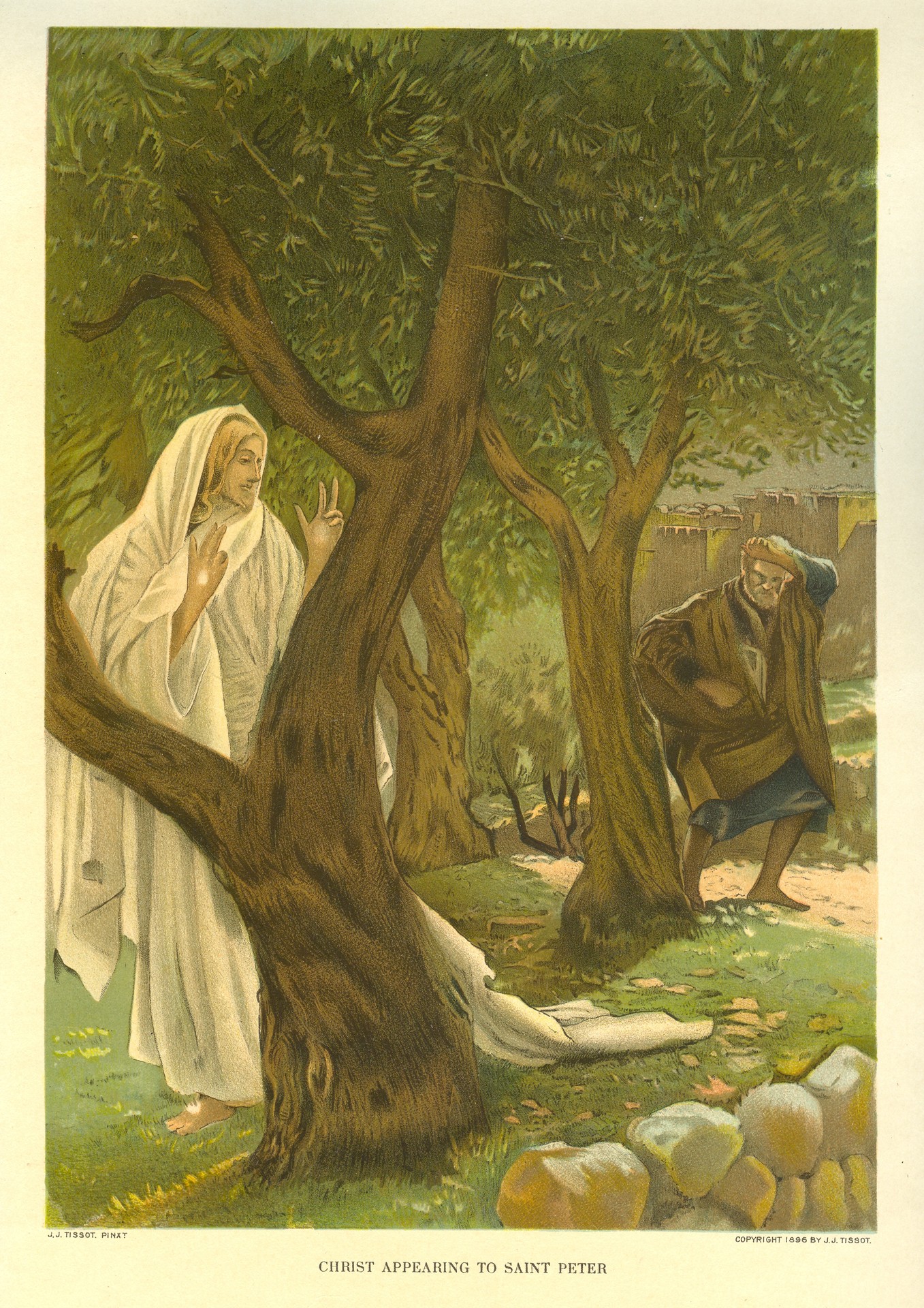 Christ Appearing to Saint Peter - by James Tissot