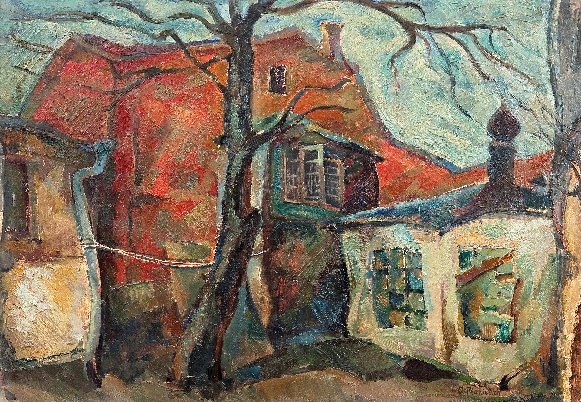 Autumn Day - by Abraham Manievich