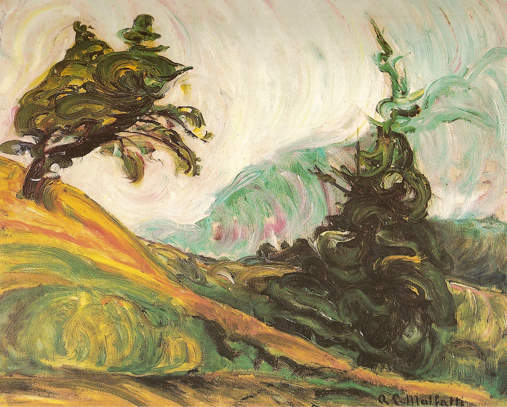 A Ventania - by Anita Malfatti