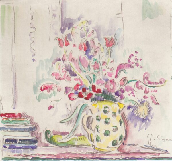 Floral Still Life - by Paul Signac