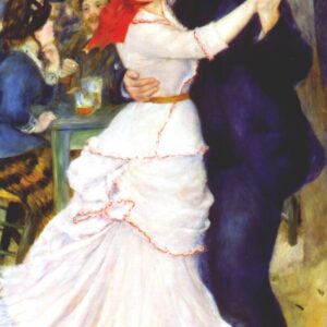 Dance at Bougival - by Pierre-Auguste Renoir