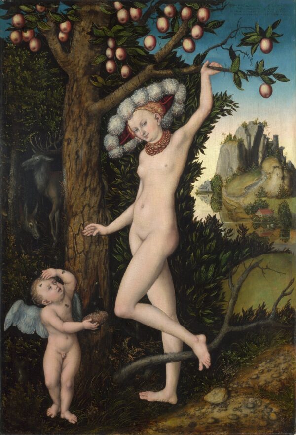 Cupid Complaining to Venus - by Lucas Cranach the Elder