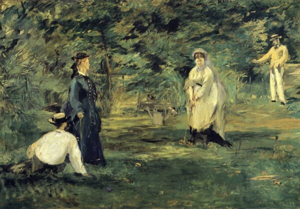 Croquet - by Édouard Manet
