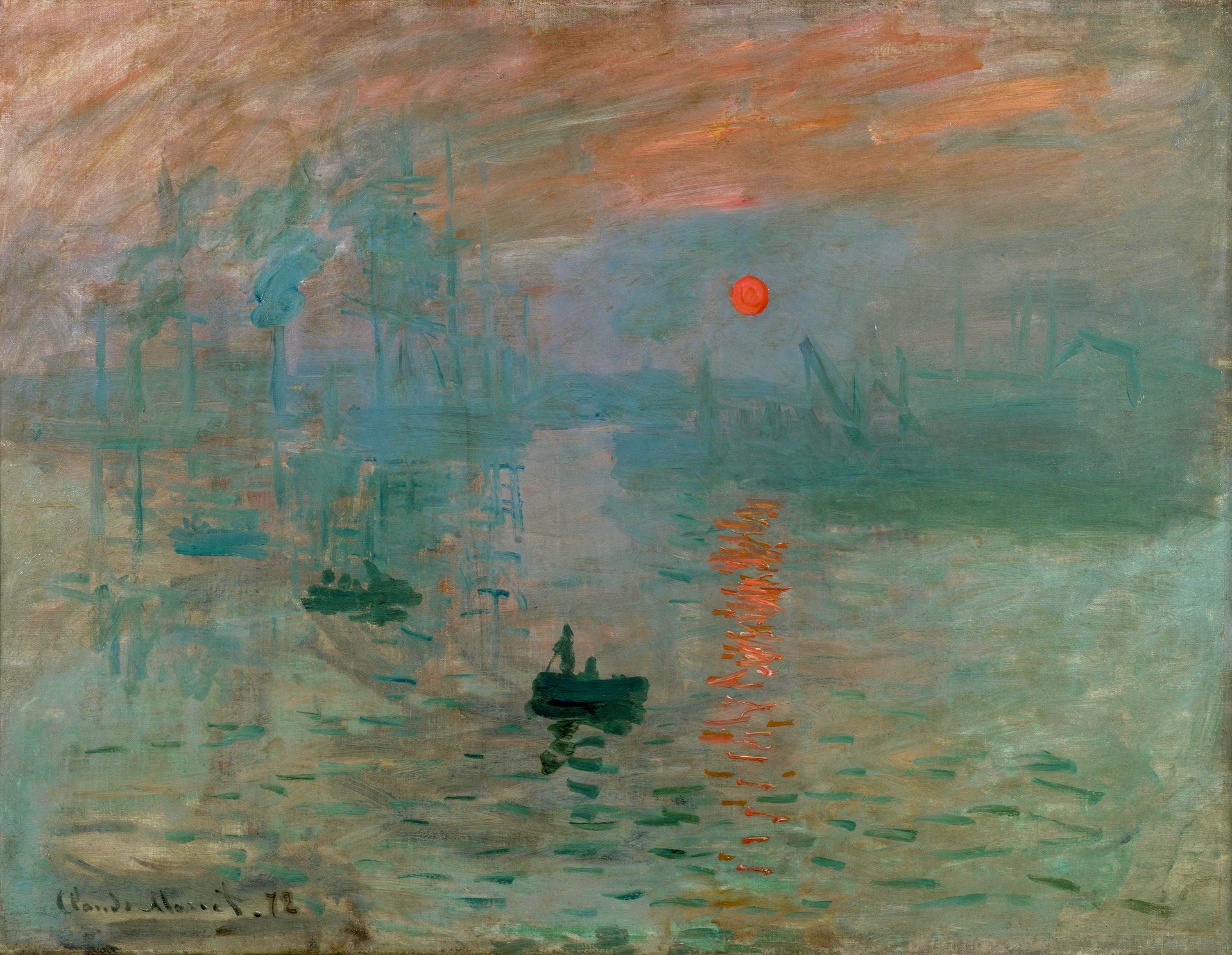 Impression, sunrise - by Claude Monet