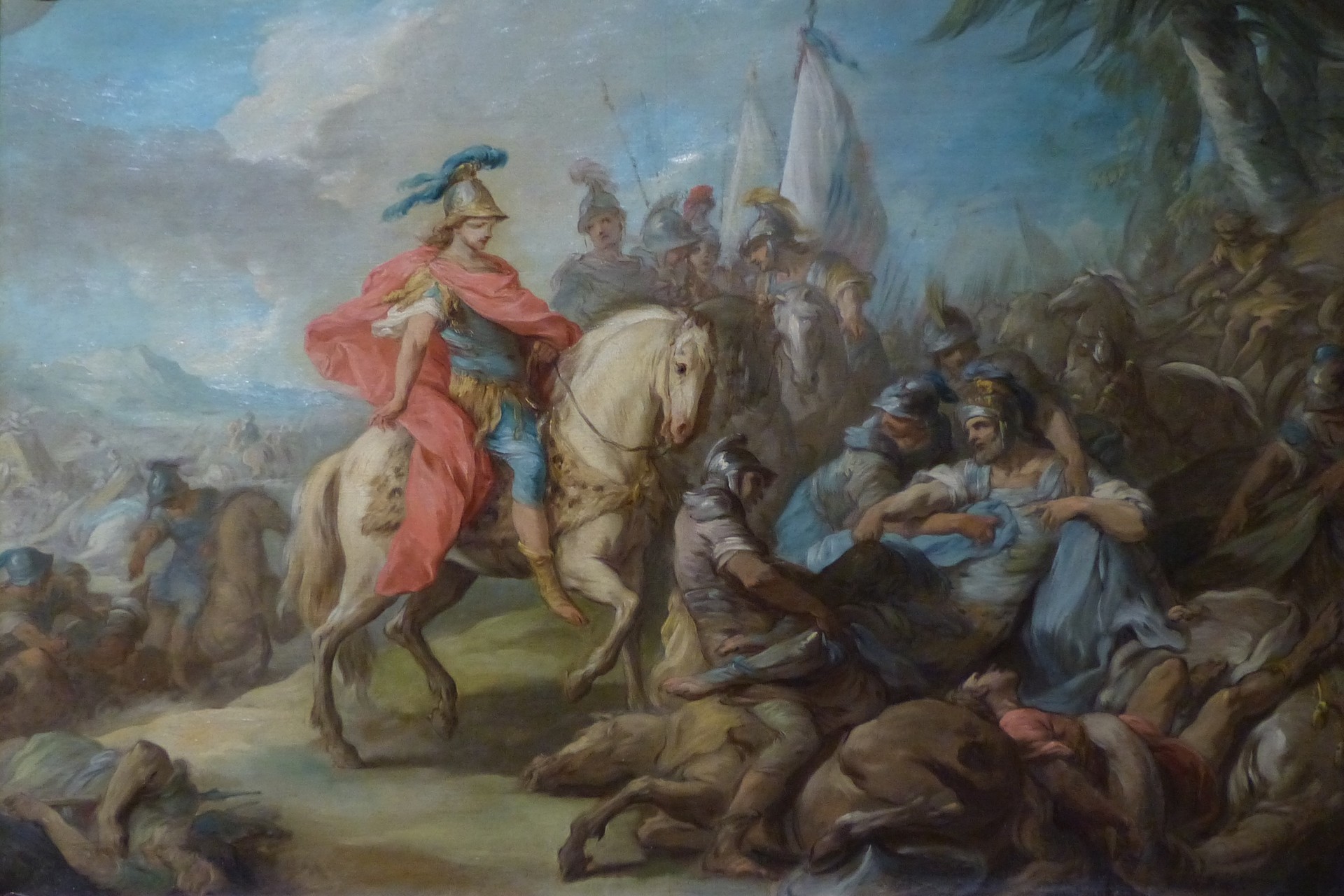 Porus Defeated - by Alexander - by Charles-Andre van Loo (Carle van Loo)