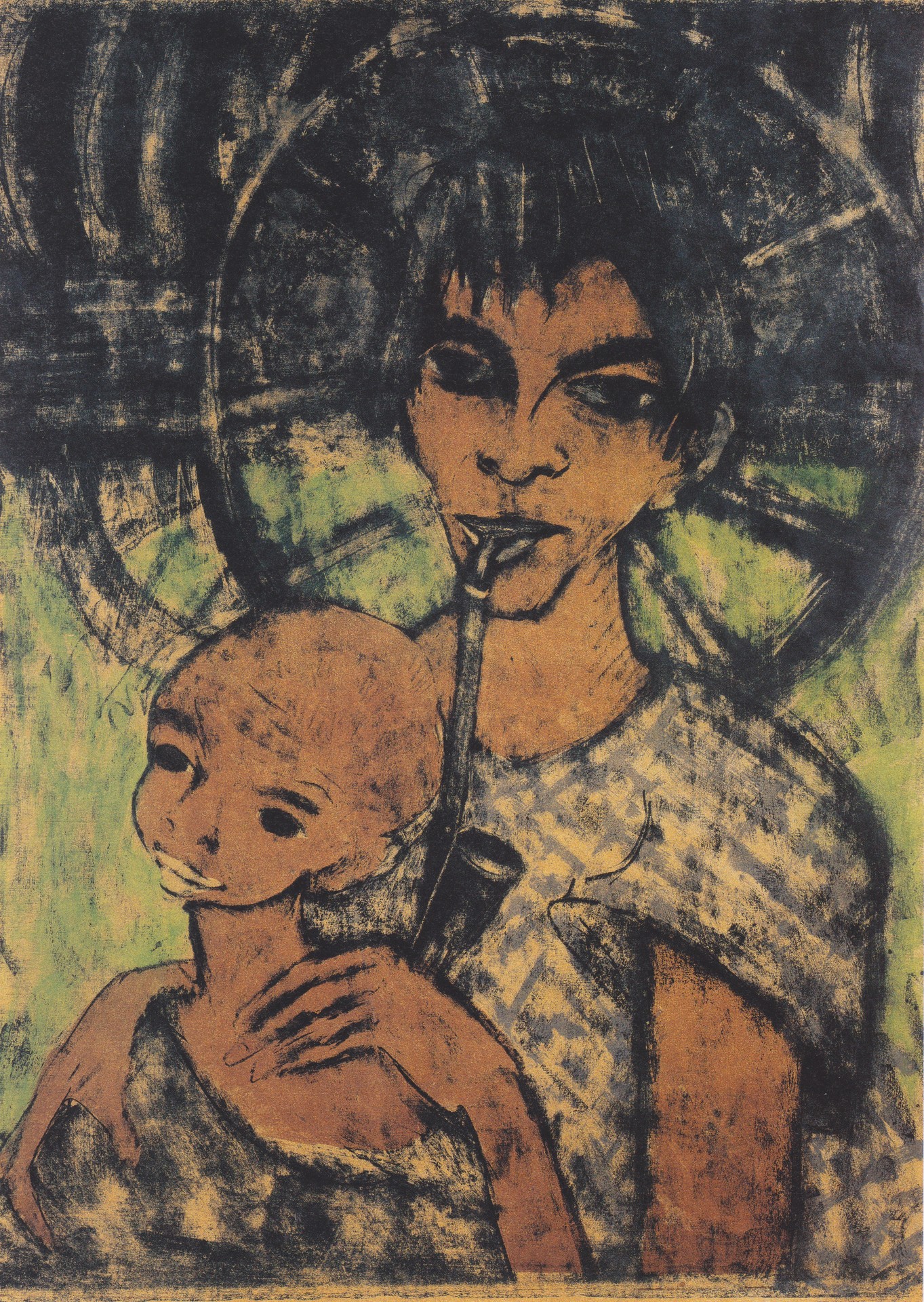 Zigeunermadonna - by Otto Mueller