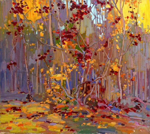 Maple Saplings, October - by Tom Thomson