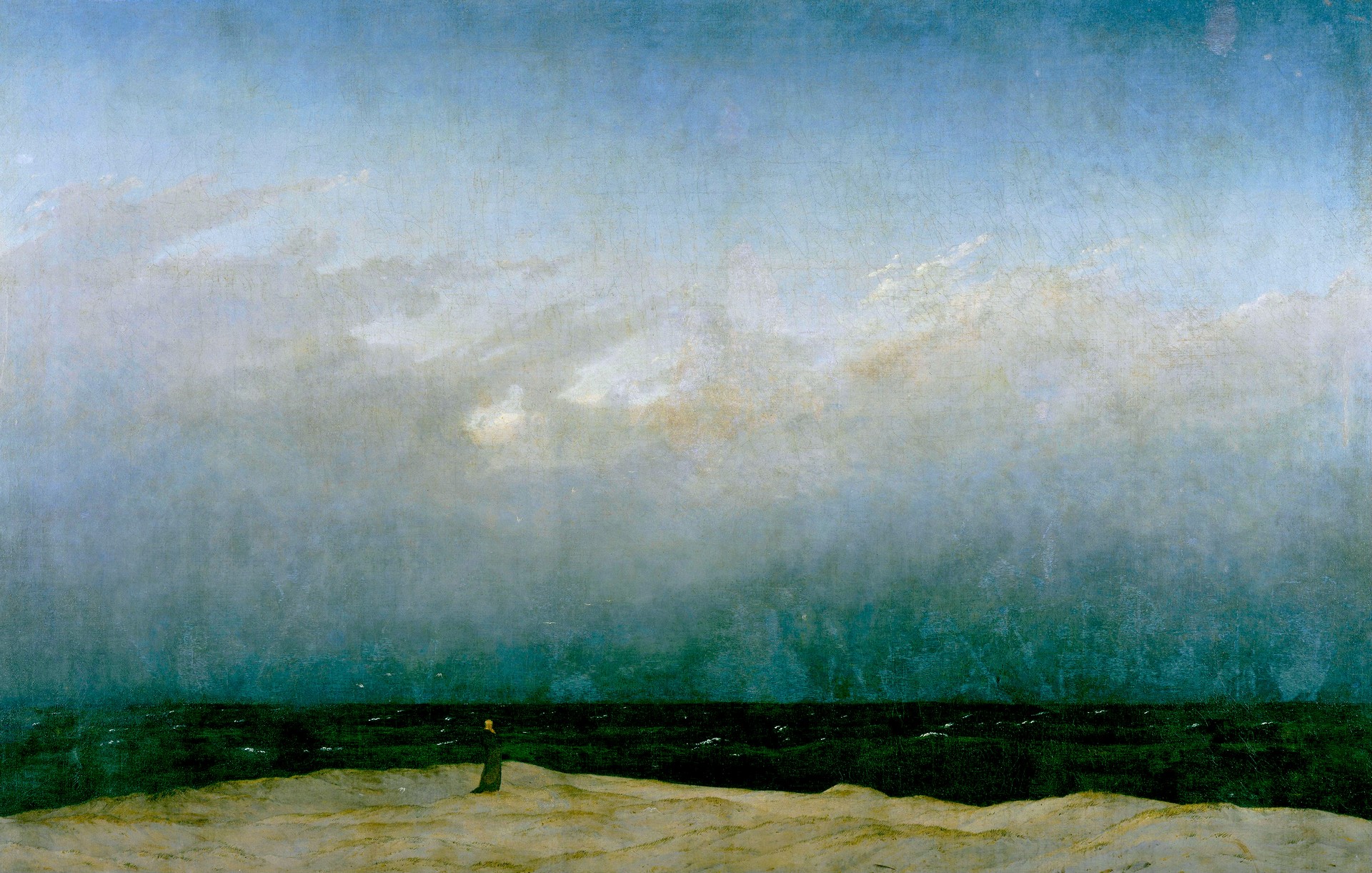 The Monk - by The Sea - by Caspar David Friedrich