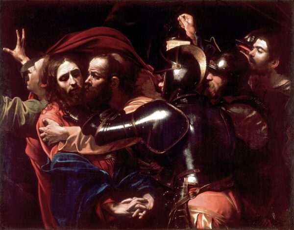 The Taking of Christ (The Betrayal of Christ) - by Caravaggio