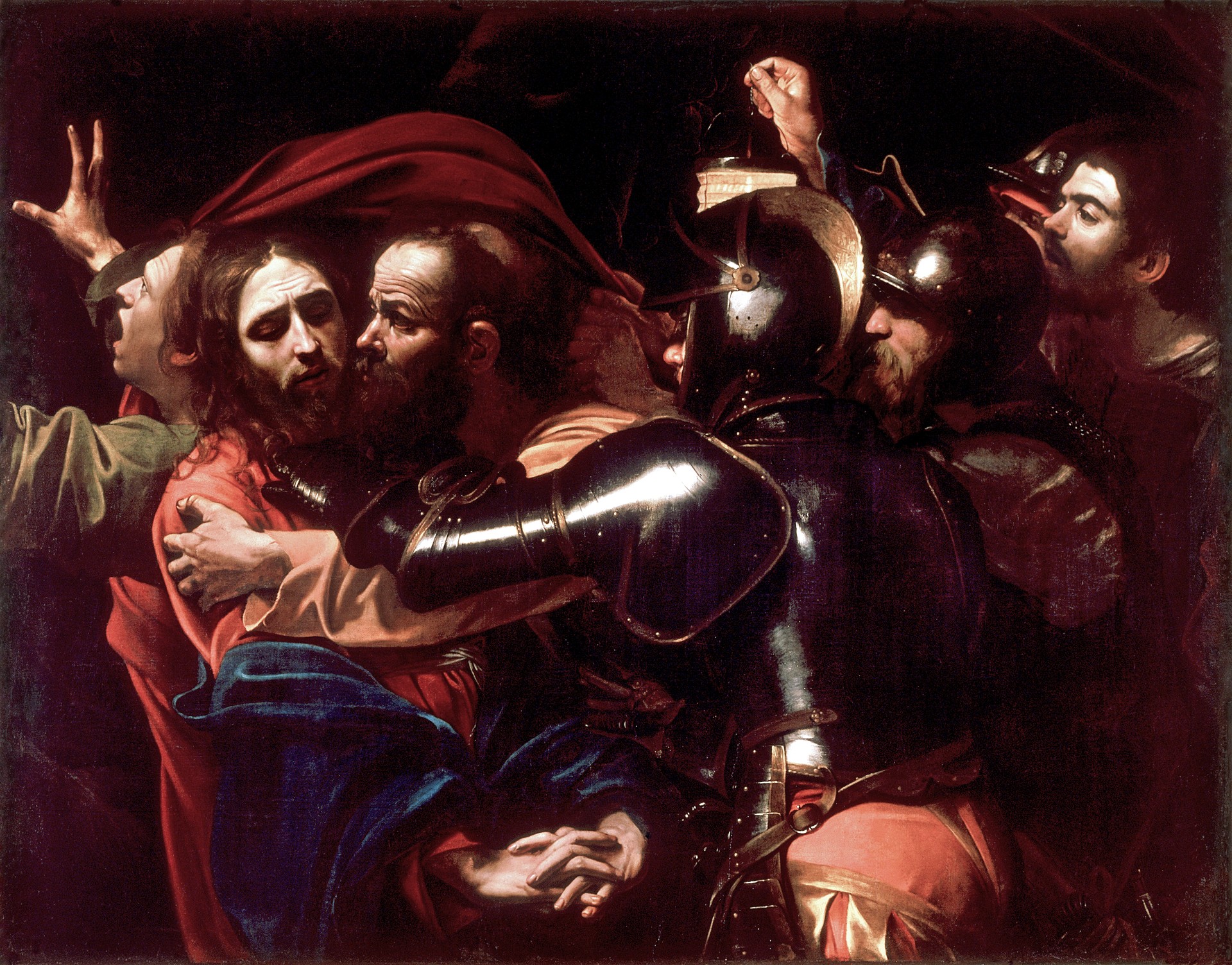 The Taking of Christ (The Betrayal of Christ) - by Caravaggio