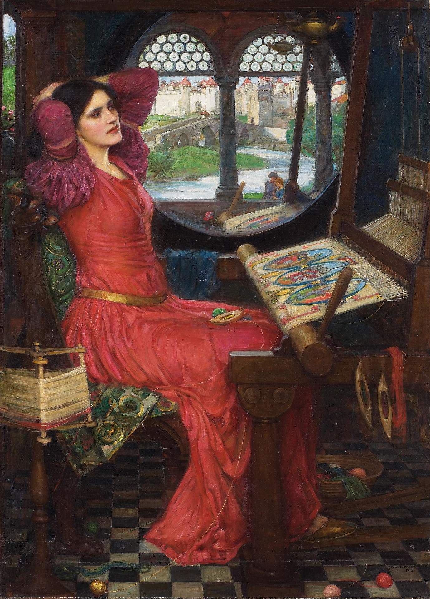 I am half-sick of shadows, said the lady of shalott - by John William Waterhouse
