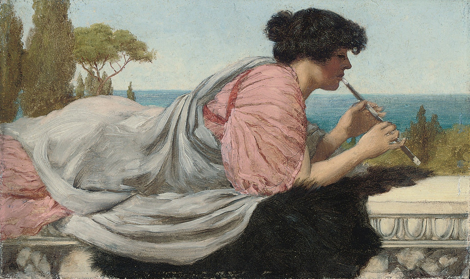 Die Melodie - by John William Godward