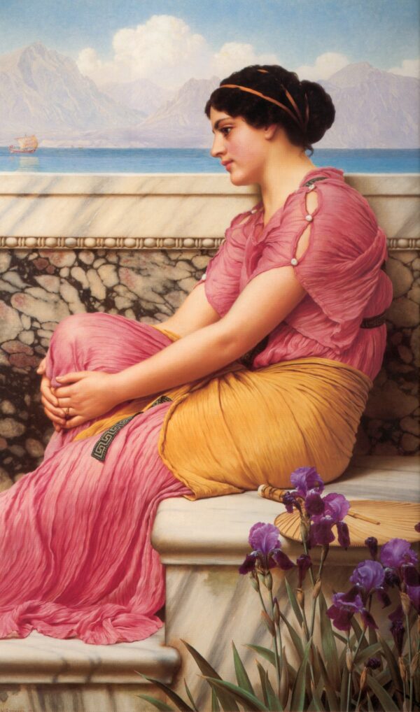 Absence Makes the Heart Grow Fonder-1912 - by John William Godward