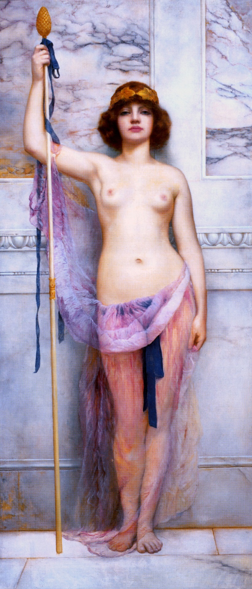 A Priestess2 1893 - by John William Godward