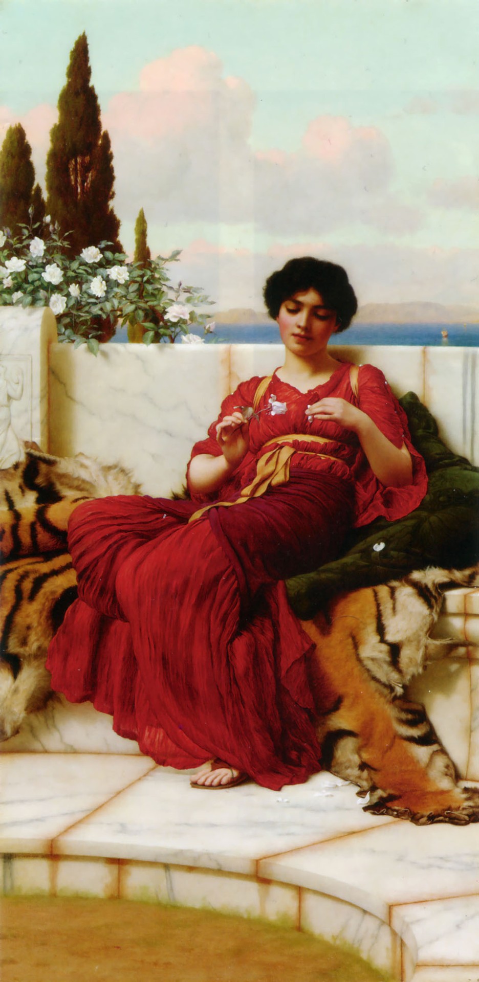 Mischief-1905 - by John William Godward