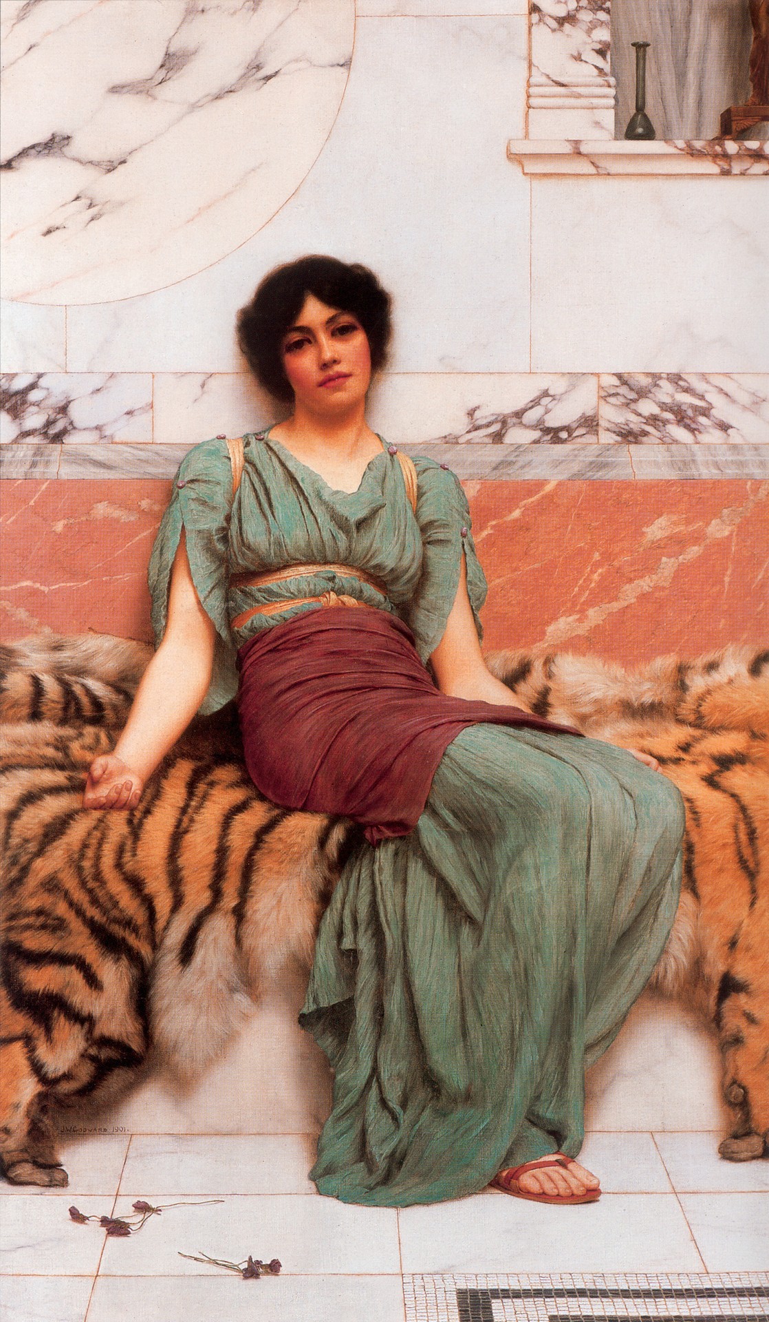 Sweet Dreams-1901 - by John William Godward
