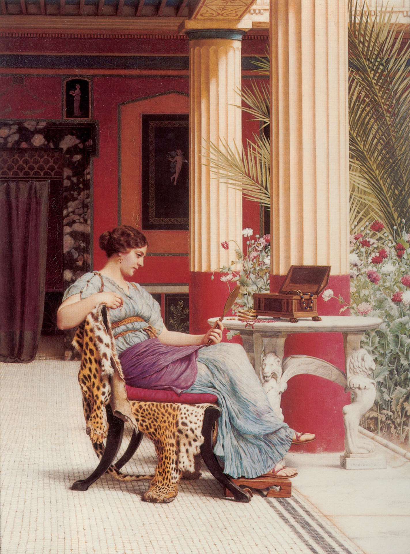 The Jewel Casket - by John William Godward