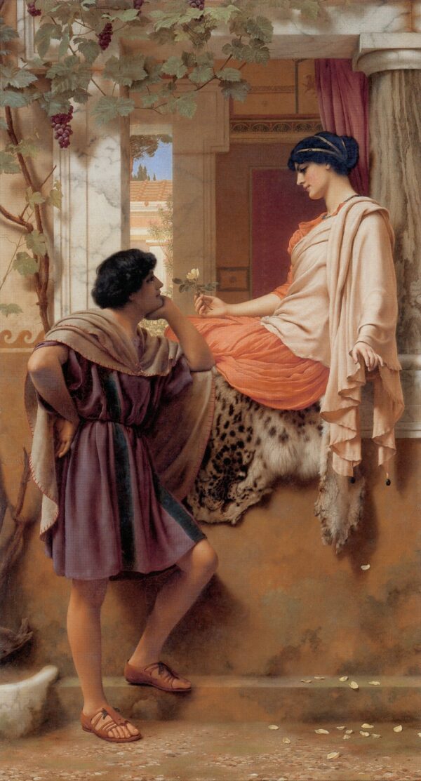 The Old Old Story 1903 - by John William Godward