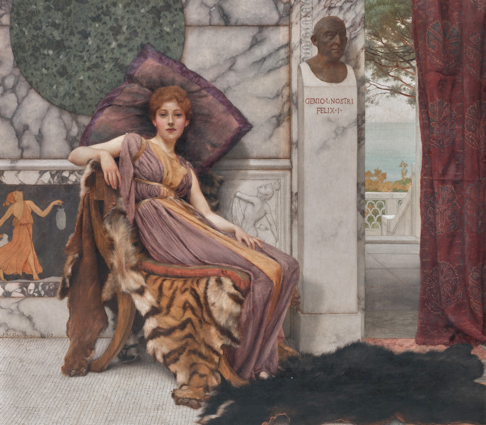 Il dolce far niente - by John William Godward