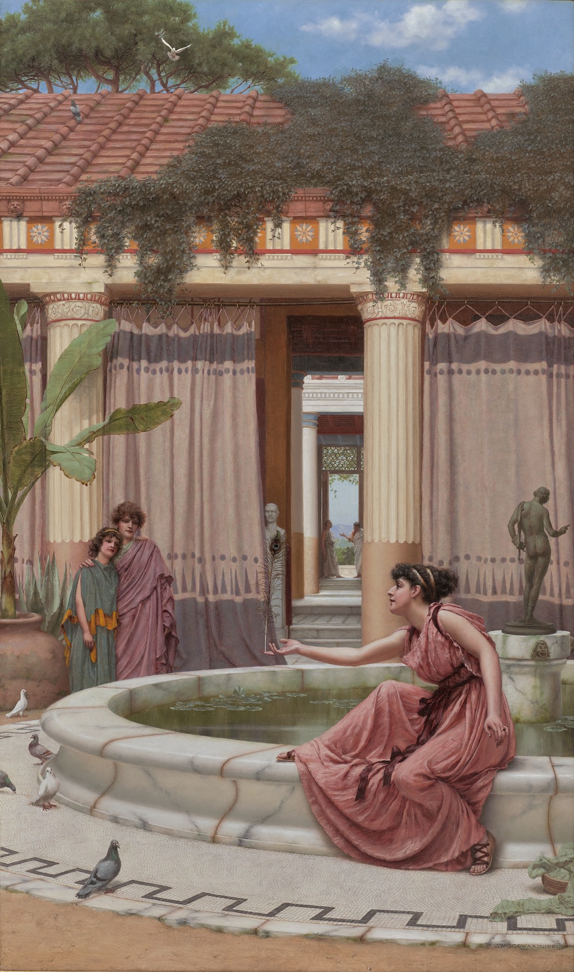 Innocent amusements - by John William Godward