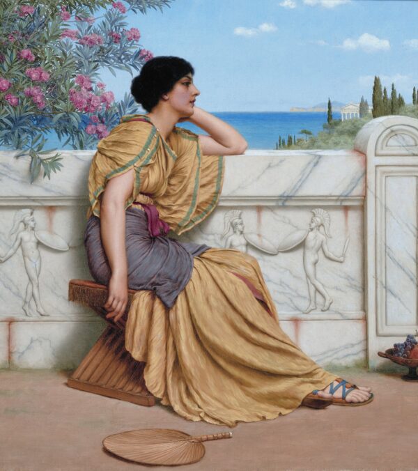 Leisure hours - by John William Godward