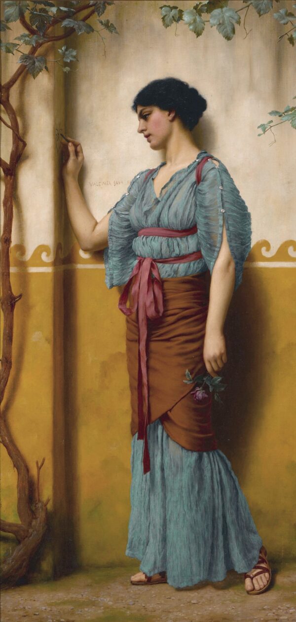 The trysting place - by John William Godward