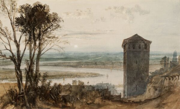 Weissenthurm and the Hoche Monument - by J. M. W. Turner