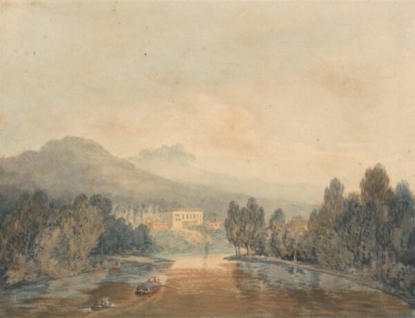 Villa Salviati on the Arno - by J. M. W. Turner