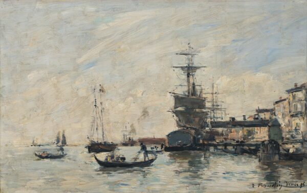 View of Venice - by Eugène Boudin