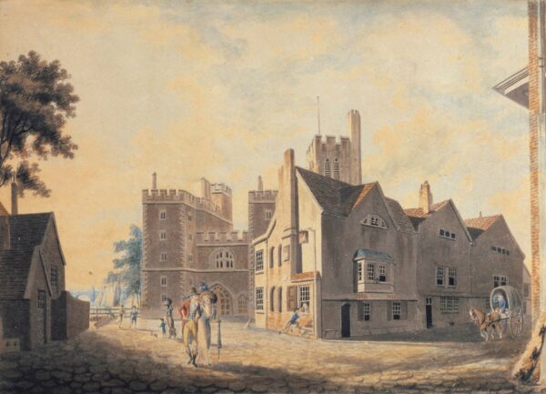 View of the Archbishop's Palace, Lambeth - by J. M. W. Turner