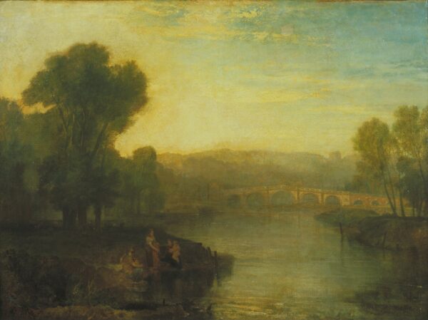 View of Richmond Hill and Bridge - by J. M. W. Turner