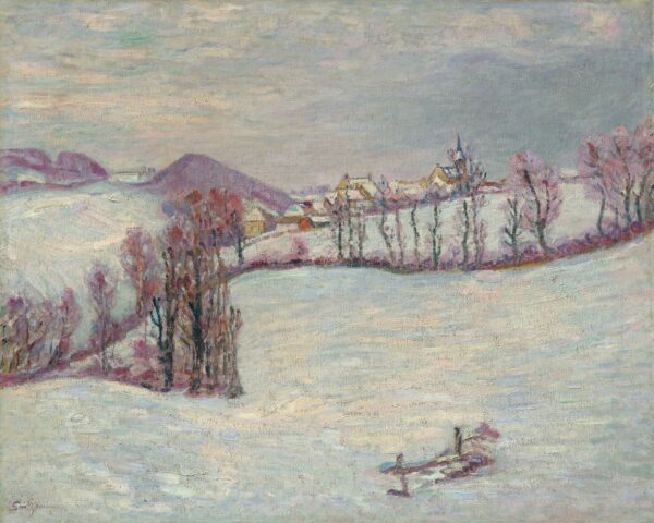 View of Puy de Dôme - by Armand Guillaumin