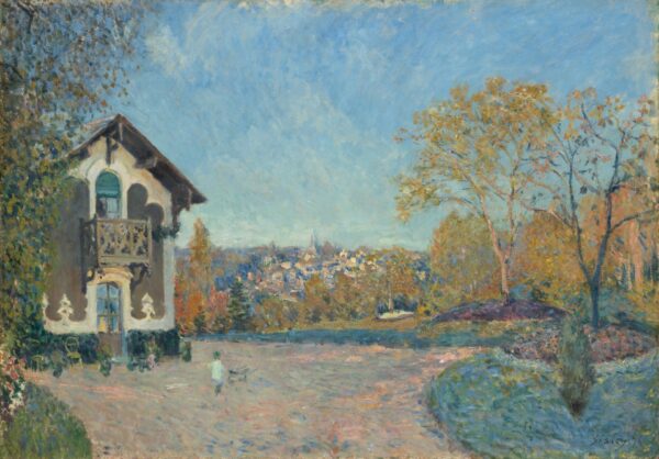 View of Marly-le-Roi from Coeur-Volant - by Alfred Sisley